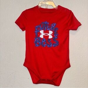 Under Armour Red Infant Bodysuit